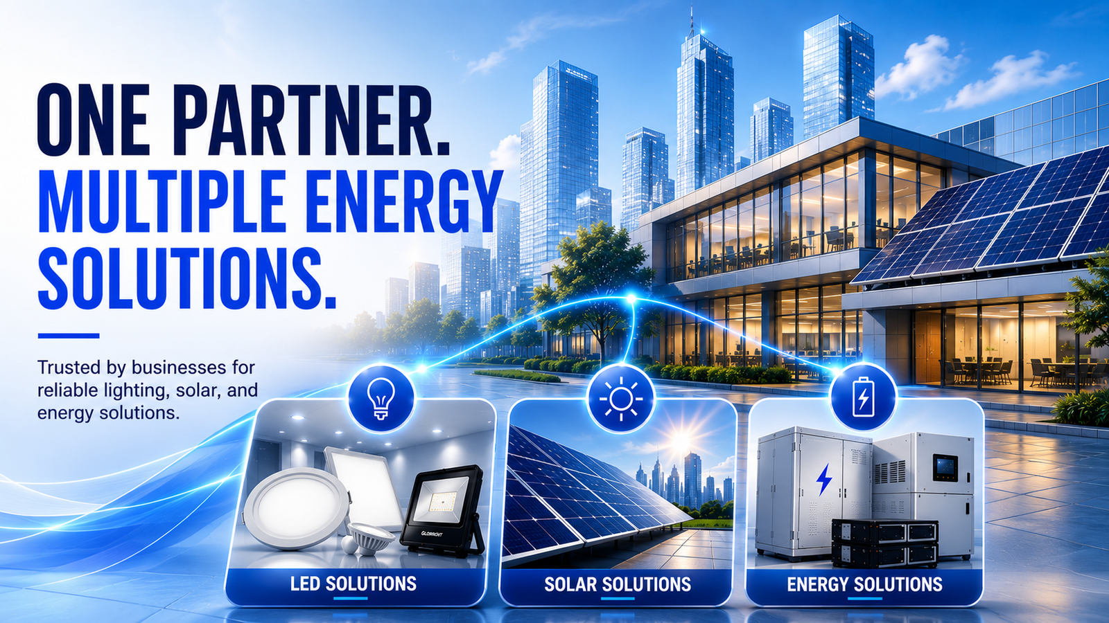 Globright LED, solar and energy storage solutions for businesses