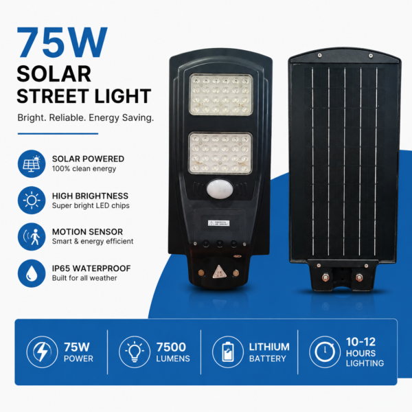Solar LED Street Light 75W
